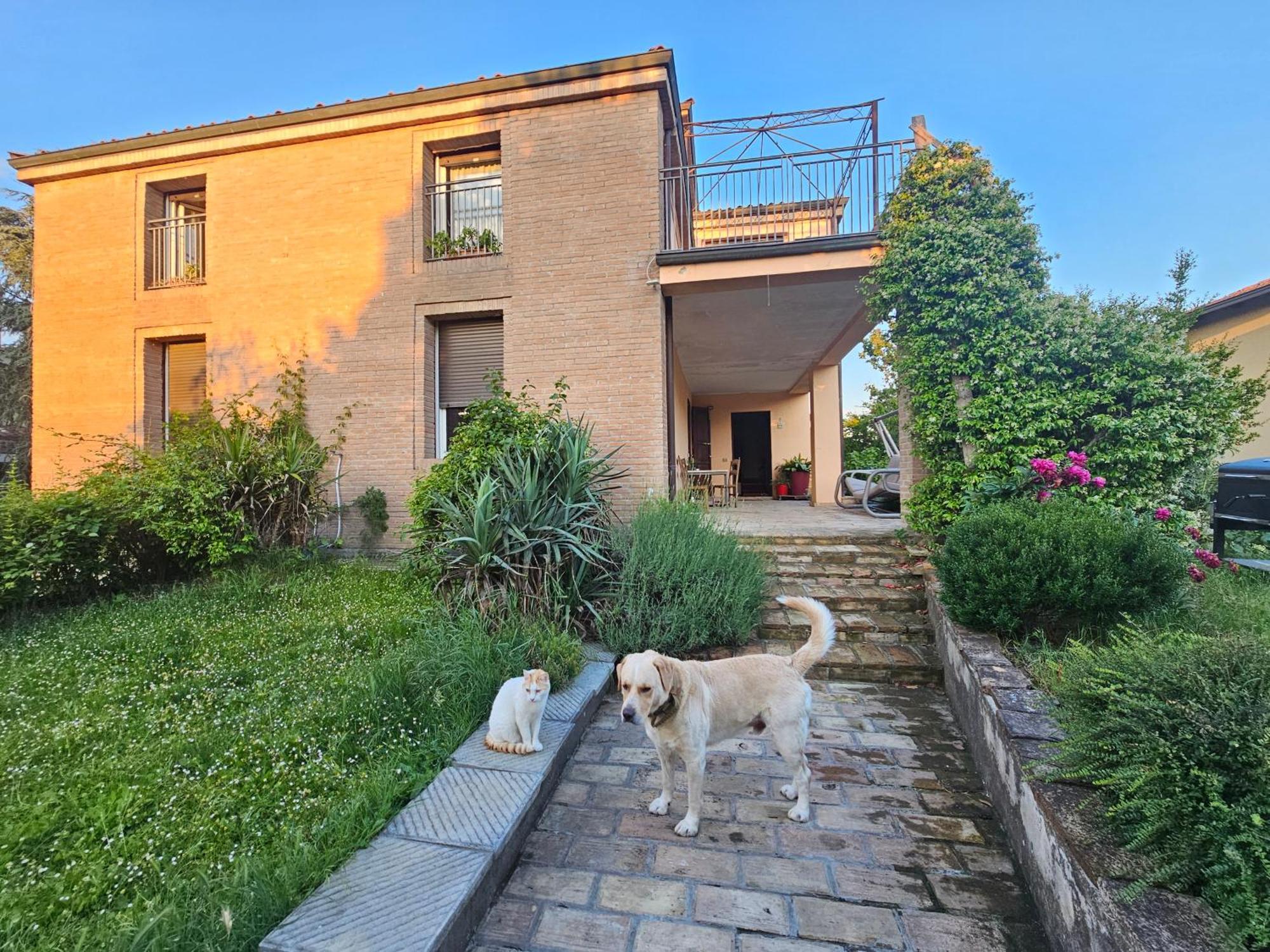 Casa Vincenzo 130 Mq Con Portico Ed Ingresso Esclusivo Dal Giardino Villa Felino Eksteriør billede